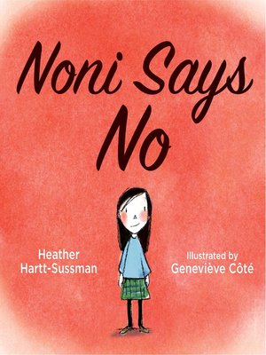 cover image of Noni Says No